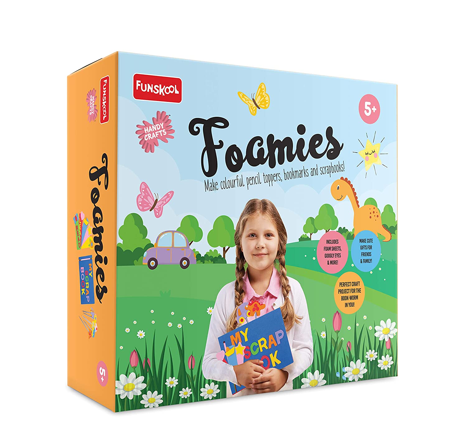 Handycrafts - Foamies , Make Cute and Personalised Gifts , 5 Years + , Art and Craft Kit