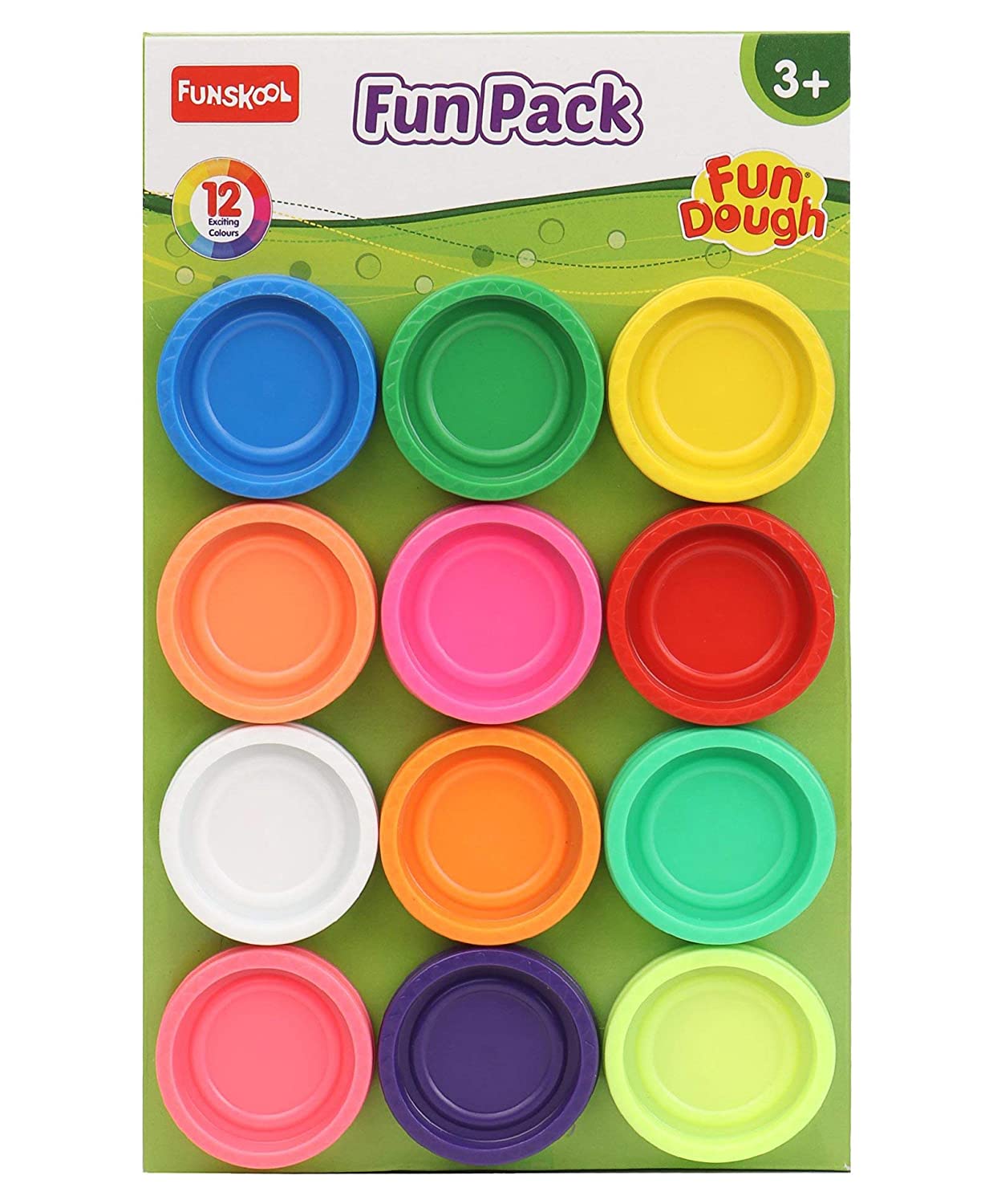 Fundough - Fun Pack , Shaping and Sculpting , 3years + , Multi-Colour